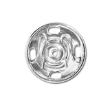 Prym Sew-On Snap Fasteners: Brass 17mm in Silver Colour - 341253