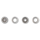 Prym Refill Packs: Brass Pronged Ring Silver 10mm 390107 - 390106