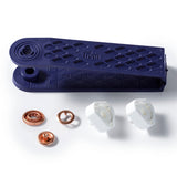 Prym Non-Sew Press Fasteners: 10mm Copper-Plated Jersey Brass - 390119