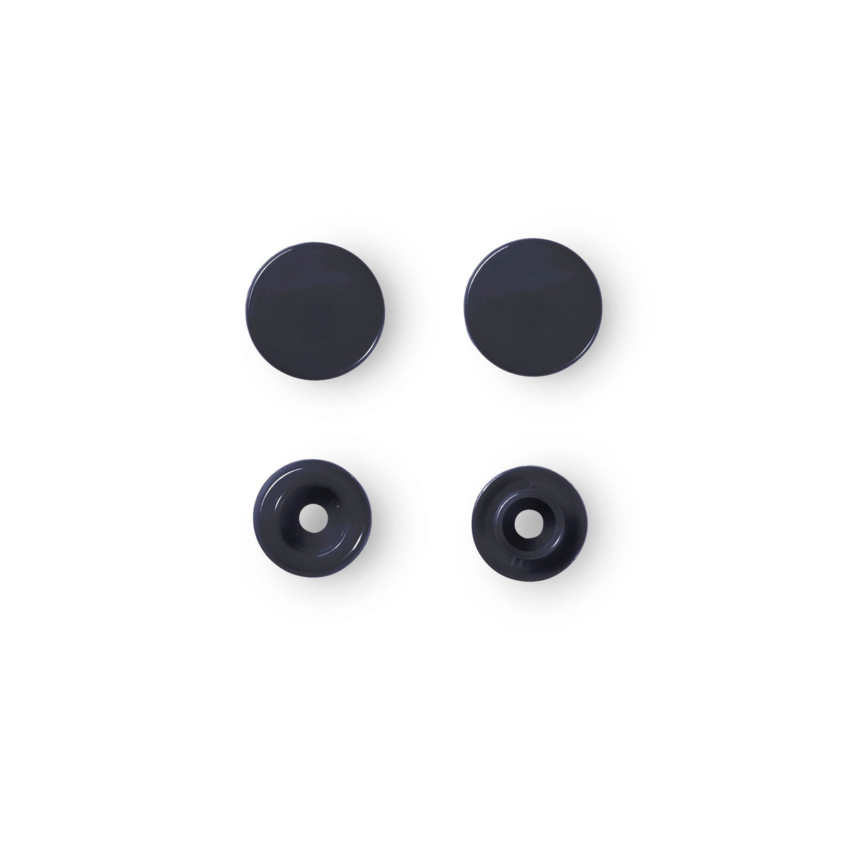 Prym Non-Sew Colour Snaps 12.4mm Navy: Easy Fastening Solution - 393102