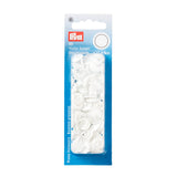 Prym Non-Sew Colour Snaps 12.4mm White: Easy Fastening Solution - 393103