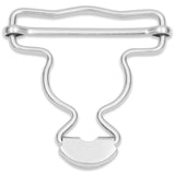 Prym Dungarees Buckles Brass 40mm in Silver Colour - 416435
