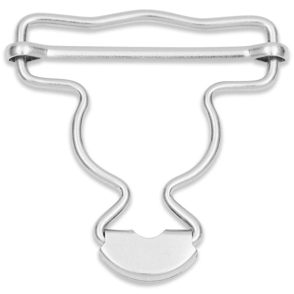 Prym Dungarees Buckles Brass 40mm in Silver Colour - 416435