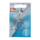 Prym Fashion Zipper Pullers: Stylish Silver Ring Metal Design - 482117