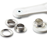 Prym Eyelets and Washers 11mm Brass Silver - 541370