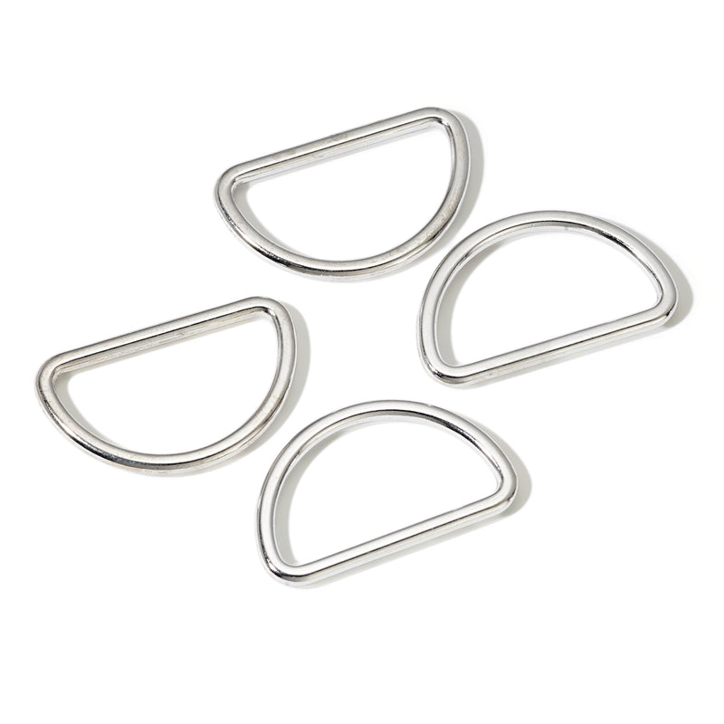 Prym D-rings 30 mm Silver Colour: Durable and Stylish Fasteners - 555230