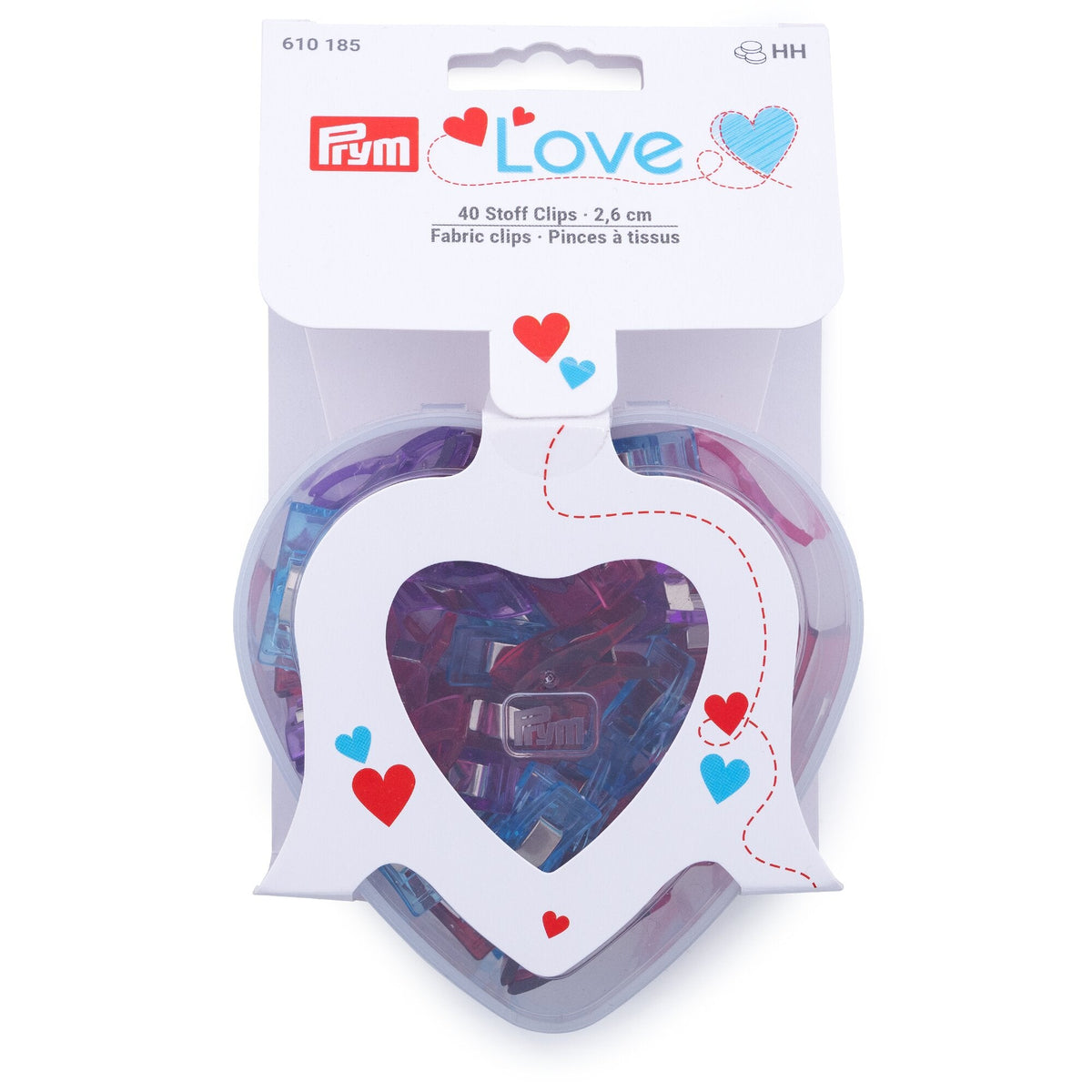 Prym Fabric Clips 2.6cm Box of 40 - 610185