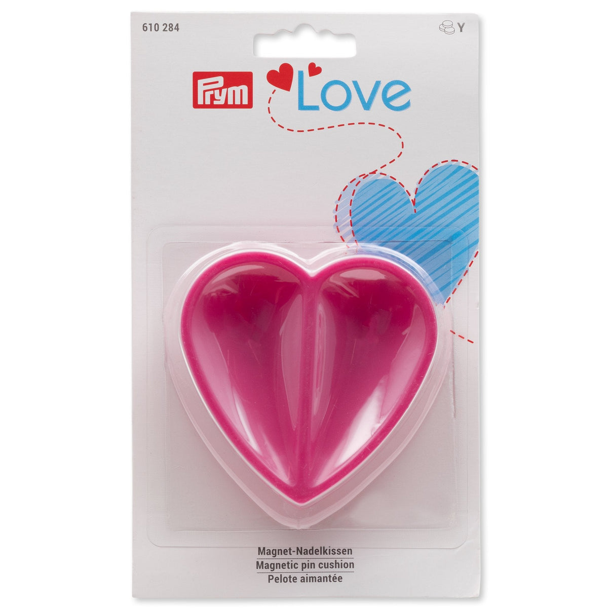 Prym Magnetic Pin Cushion Heart - Essential Sewing Accessory - 610284