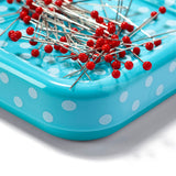 Prym Love Magnetic Cushion with Glasshead Pins in Mint Shade - 610287