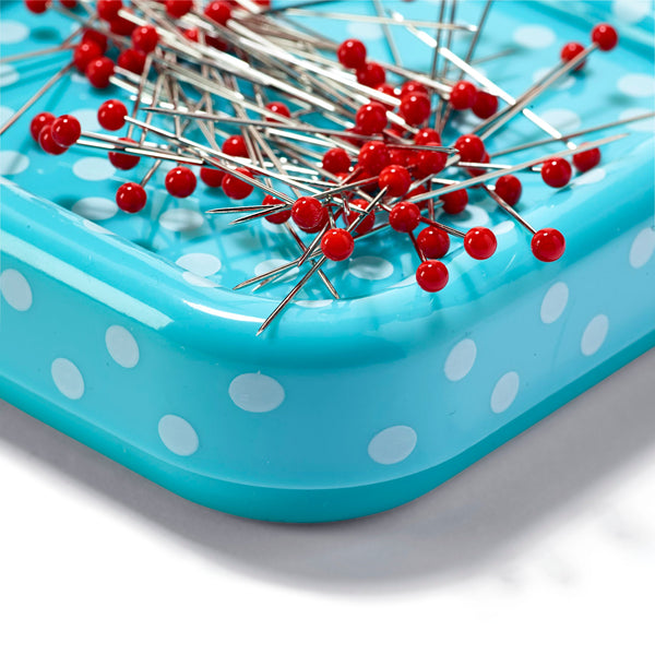 Prym Love Magnetic Cushion with Glasshead Pins in Mint Shade - 610287