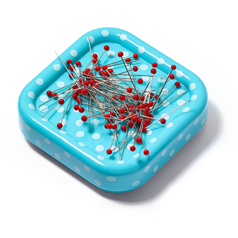 Prym Love Magnetic Cushion with Glasshead Pins in Mint Shade - 610287