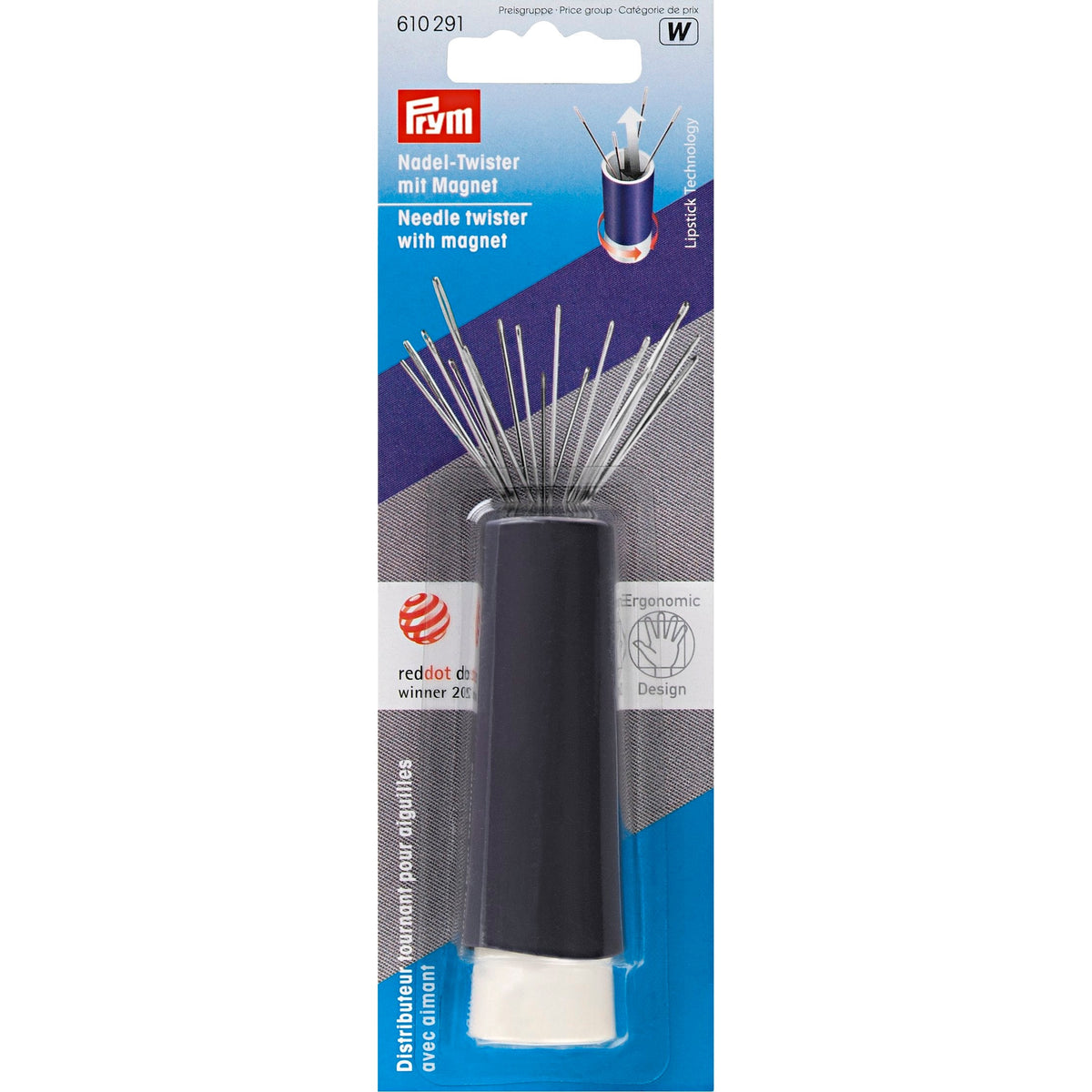 Prym Needle Twister: Stylish Dark Purple Sewing Essential - 610291