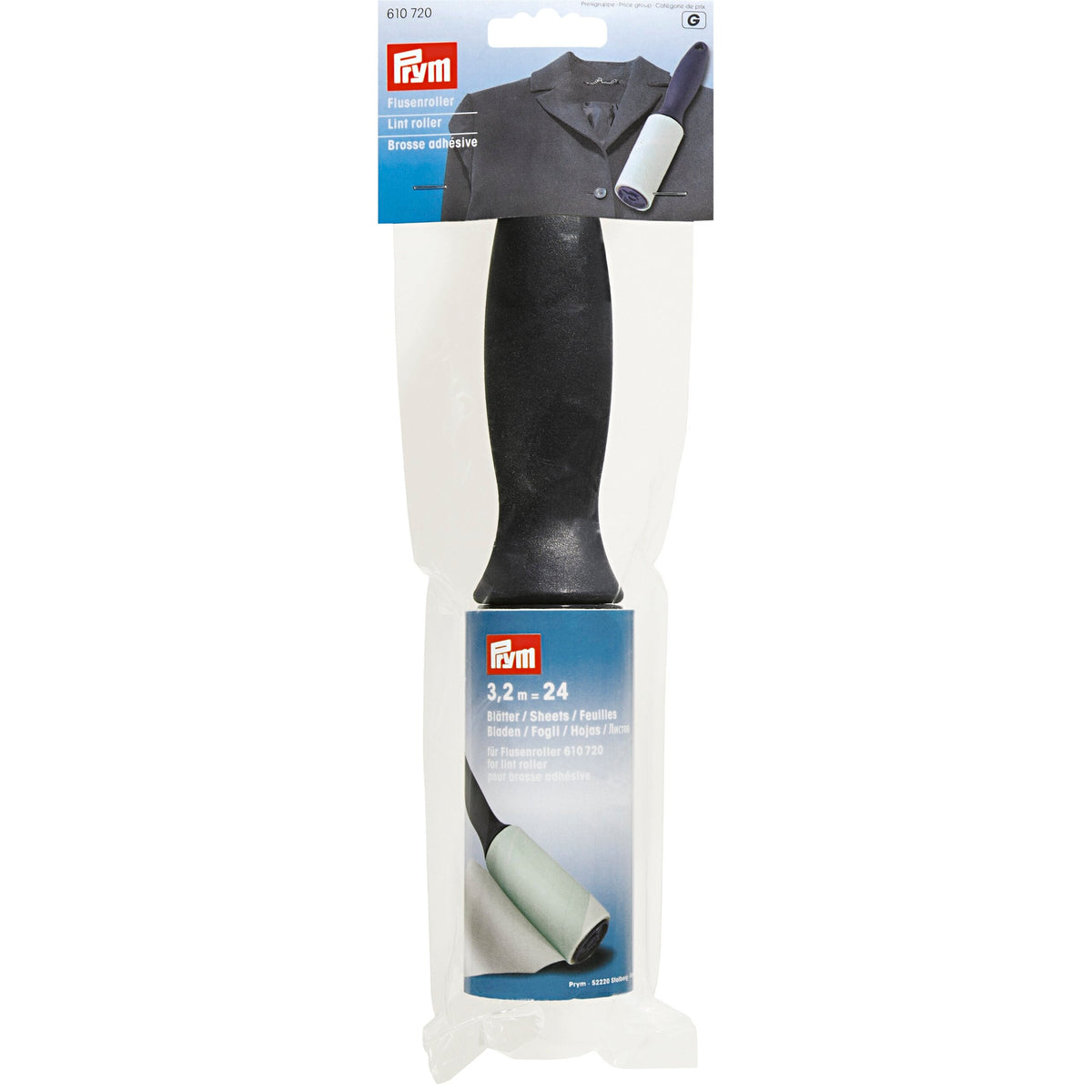 Prym Lint Roller: Keep Your Clothes Fluff-Free and Fresh - 610720