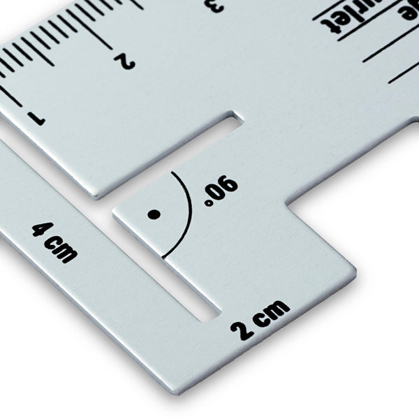 Prym Seam Gauge Metal: Precision Measuring Tool for Sewing - 610736