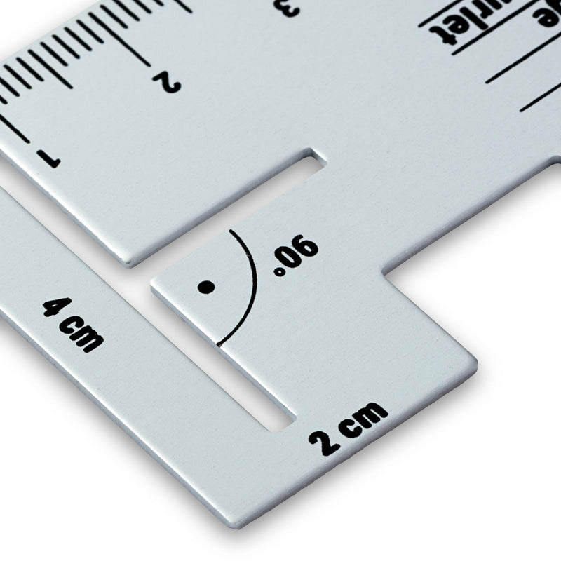 Prym Seam Gauge Metal: Precision Measuring Tool for Sewing - 610736