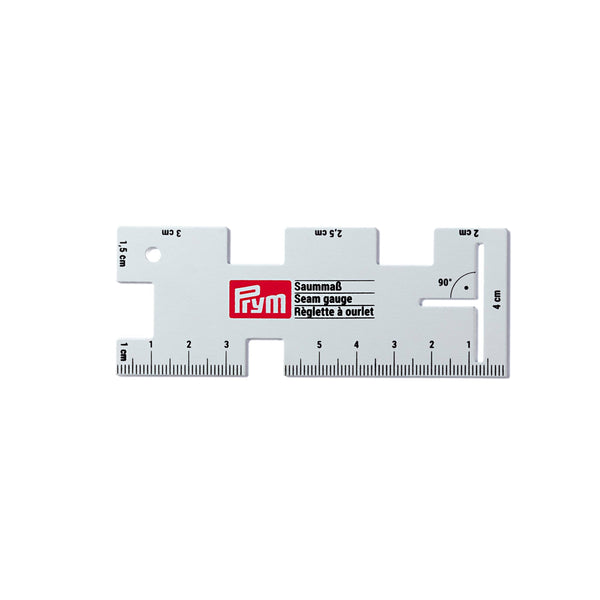 Prym Seam Gauge Metal: Precision Measuring Tool for Sewing - 610736