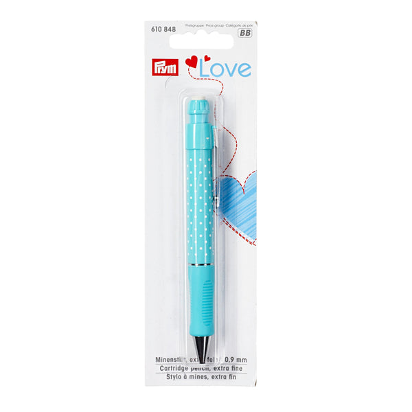 Prym Love Cartridge Pencil: Extra Fine 0.9mm in Mint Shade - 610848