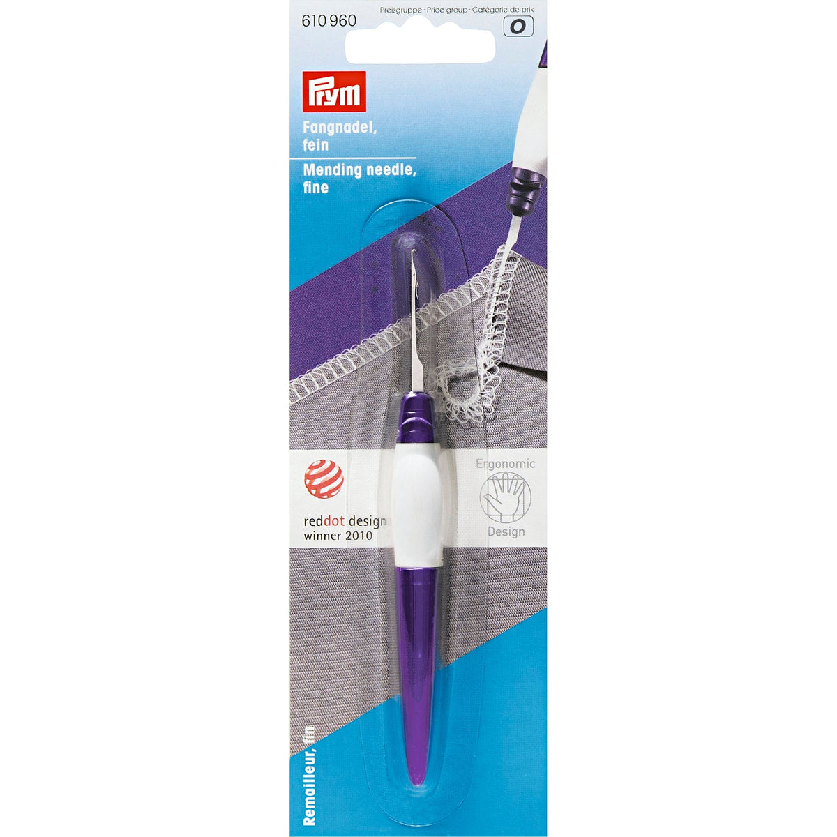 Prym Mending Needle: Fine Ergonomic Design for Easy Repairs - 610960