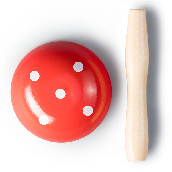 Prym Darning Mushroom: Natural Lacquered Toadstool Pattern Tool - 611266