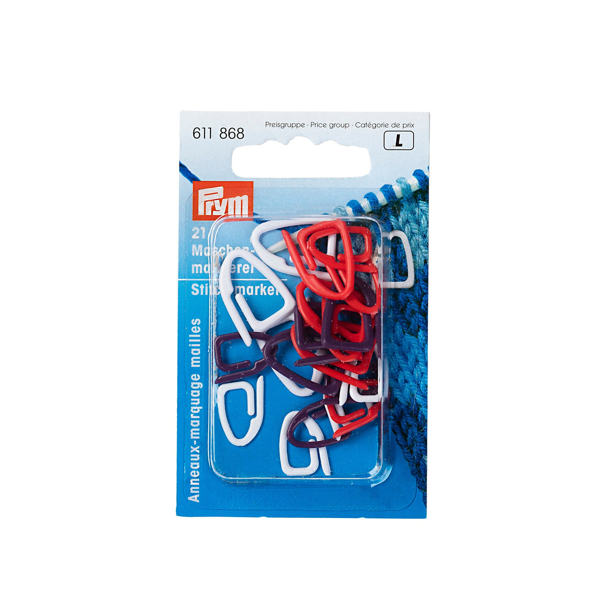 Prym Stitch Markers: Durable Plastic for Easy Knitting - 611868