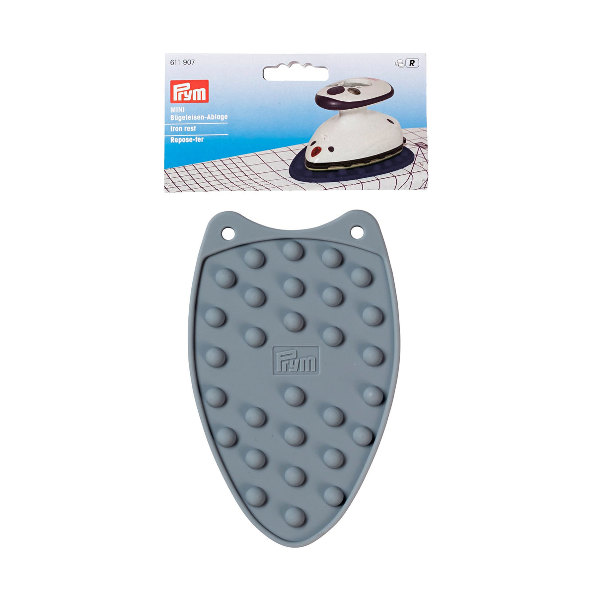 Prym Iron Rest MINI: Durable Silicone Grey for Safe Ironing - 611909