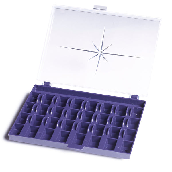 Prym Bobbin Box: Organise 32 Bobbins in Style, 3x13x16 cm - 611980