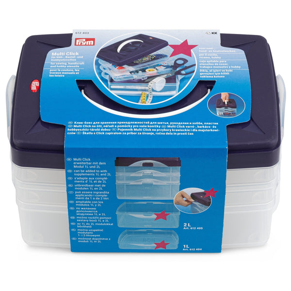 Prym Click Box: Innovative Storage Solution for Craft Enthusiasts - 612403
