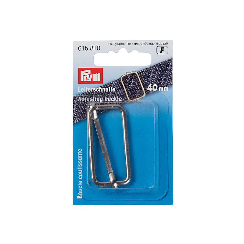 Prym Adjusting Buckle 40mm in Silver-Colour for Easy Fitting - 615810
