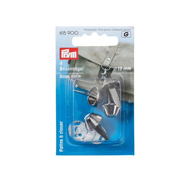 Prym Base Nails for Bags 15mm in Silver Colour - Shop Now - 615900