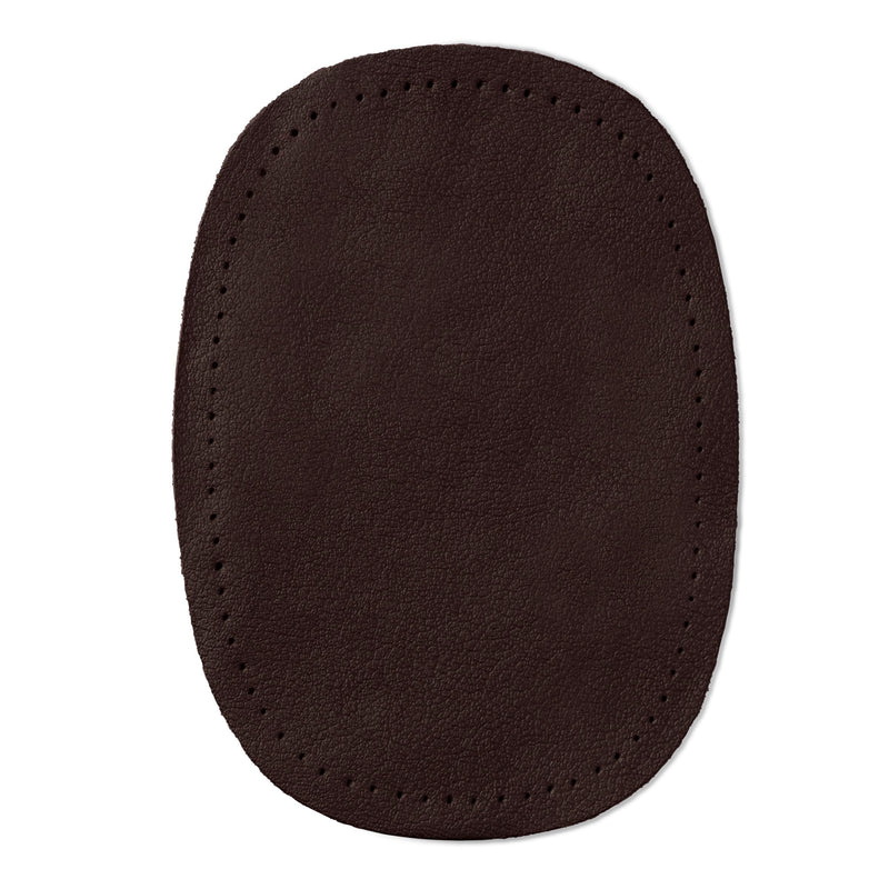 Prym Nappa Leather Patches for Sewing - Dark Brown 10x14 cm - 929272