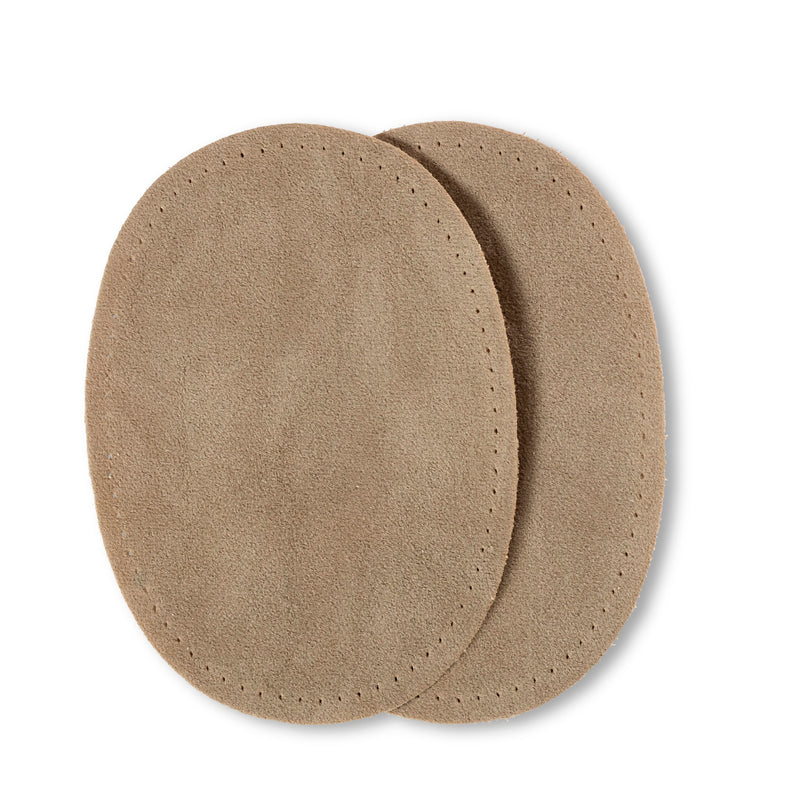 Prym Imitation Suede Iron-On Patches Stone 10x14cm - 929372