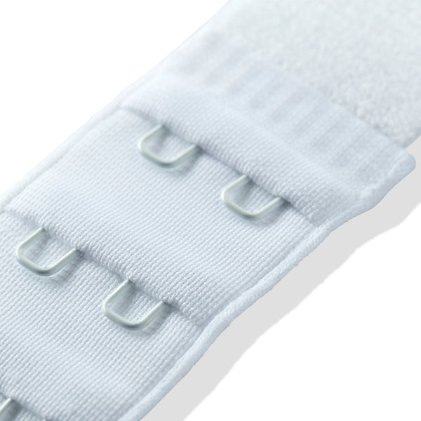 Prym Bra Extender 25mm: 3x2 Hooks in White for Perfect Fit - 992130