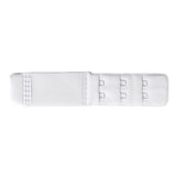 Prym Bra Extender 25mm: 3x2 Hooks in White for Perfect Fit - 992130