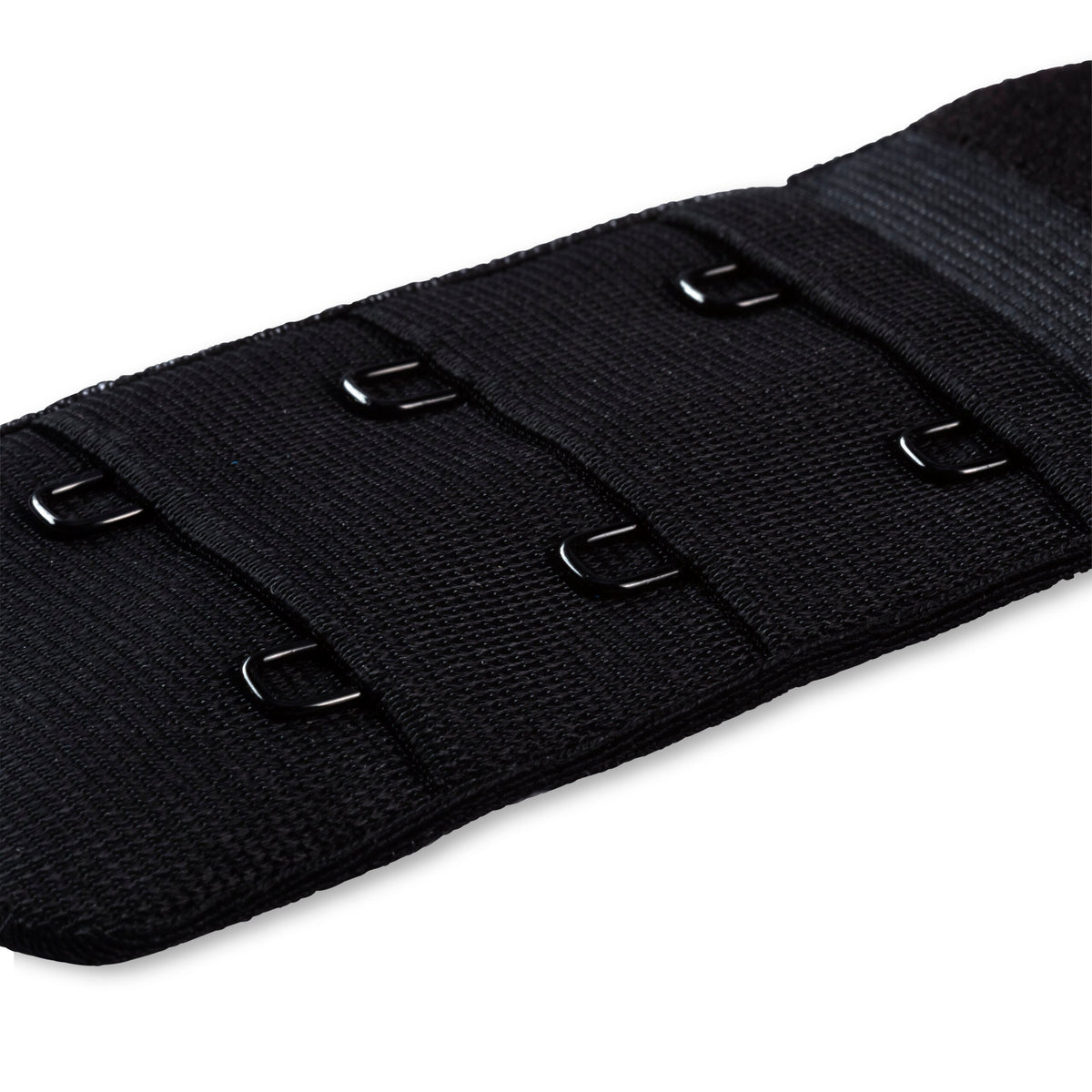 Prym Bra Extender 40mm: 3x2 Hooks in Black for Perfect Fit - 992141