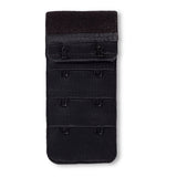 Prym Bra Extender 40mm: 3x2 Hooks in Black for Perfect Fit - 992141