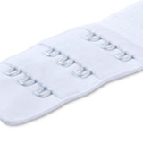 Prym Bra Extender 40mm: 3x3 Hooks in White for Perfect Fit - 992145