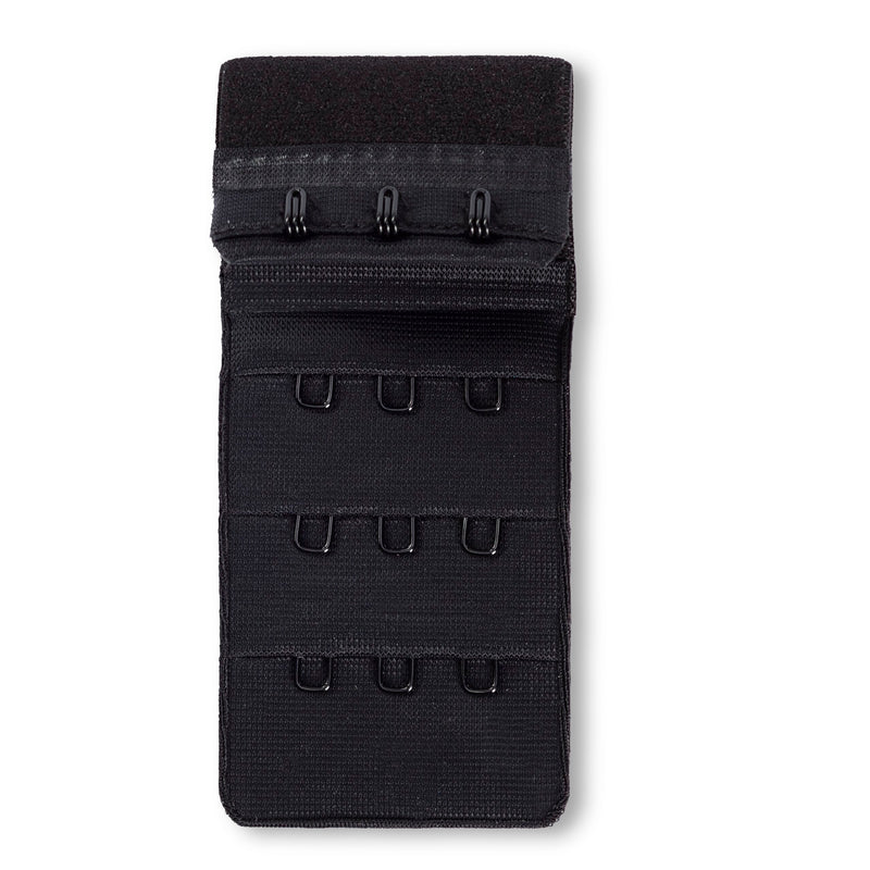 Prym Bra Extender 40mm: 3x3 Hooks in Black for Perfect Fit - 992146