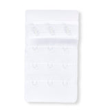Prym Bra Extender 50mm: 3x3 Hooks in White for Perfect Fit - 992150