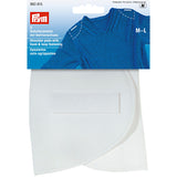 Prym Shoulder Pads: Set-in with Hook & Loop Fastening White M-L - 993815