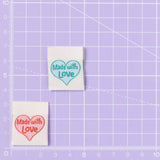 MADE WITH LOVE - Sewing Labels Tags for Clothes