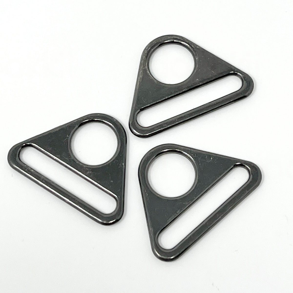 38mm Metal Triangle Connector for Bag Making Hardware for Straps & Handles - Gunmetal