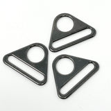 38mm Metal Triangle Connector for Bag Making Hardware for Straps & Handles - Gunmetal
