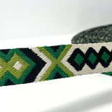 38mm Tribal Bag Making Webbing Strong Strap Material - Bottle/Leaf/Natural/Black