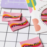 IT FEELS GOOD - Sewing Labels Tags for Clothes
