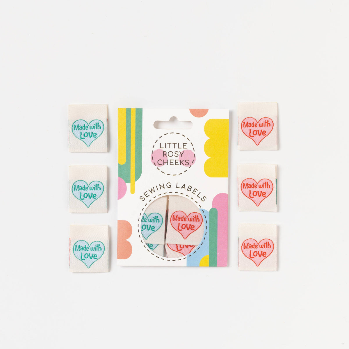 MADE WITH LOVE - Sewing Labels Tags for Clothes