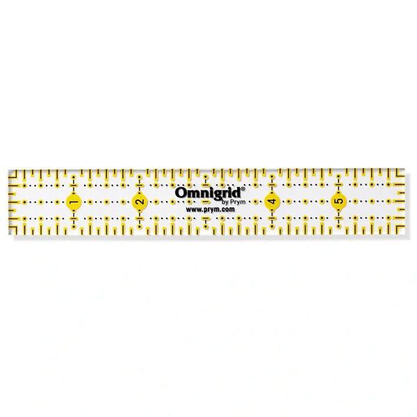 Prym Universal Ruler: Precision 1x6 Inch Omnigrid Tool - 611645
