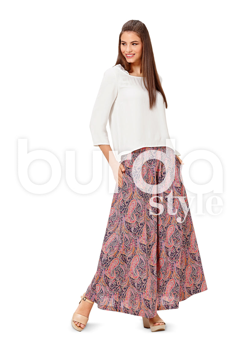 Burda Style Miss Skirt Sewing Pattern for Stylish Creations B6586