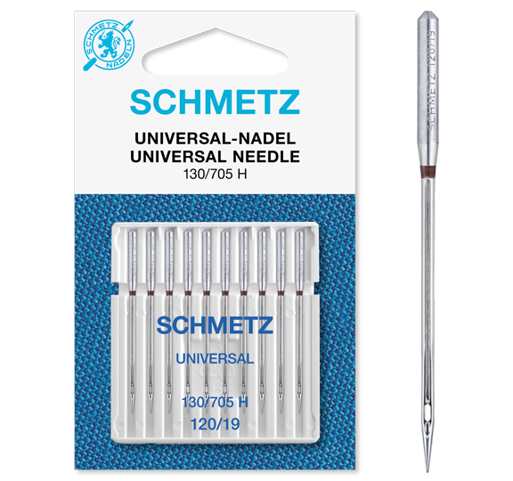 Schmetz Universal 120/19 Sewing Machine Needle - Pack of 10