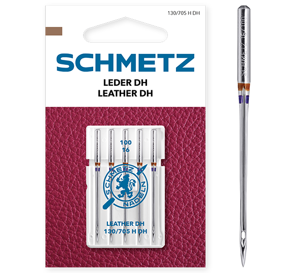 Schmetz Leather DH Size 100/16 Sewing Machine Needles - Pack of 5