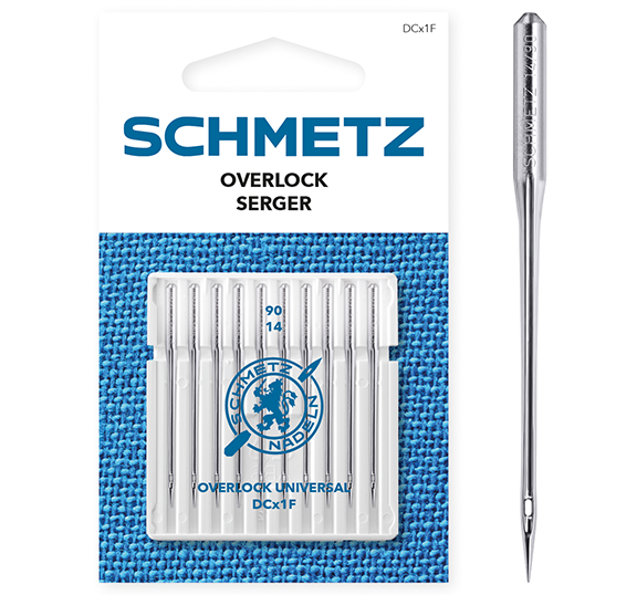Schmetz Overlock DCx1F Size 90/14 Needles - Pack of 10